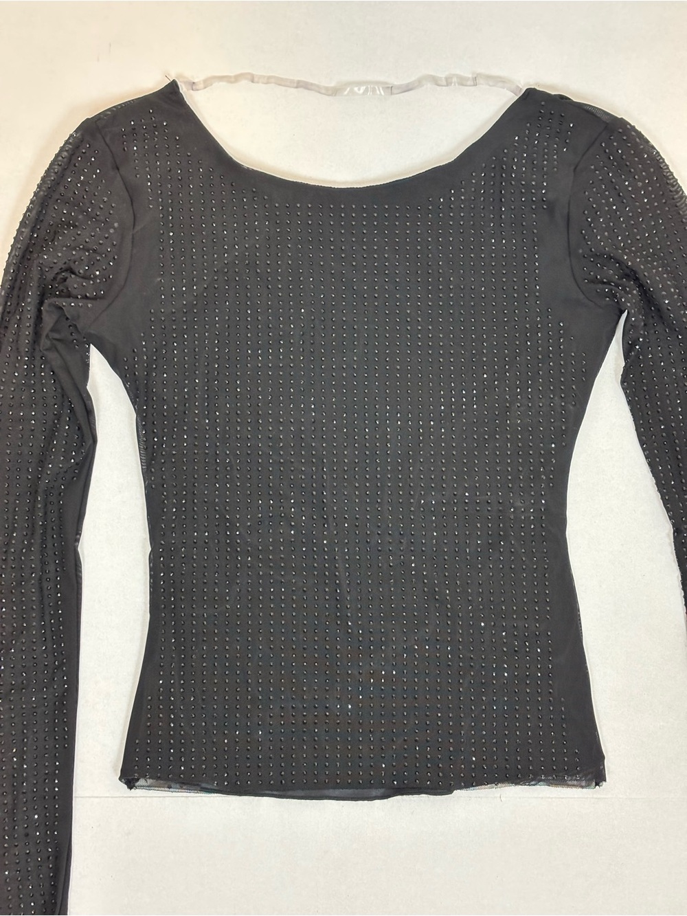OW Collection Mesha Blouse in Black Glitter Size XS - Picture 4 of 10